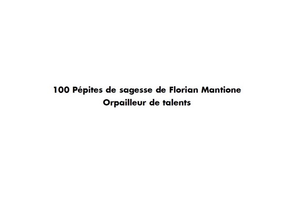 100 pépites de Sagesse de Florian Mantione – Image 2